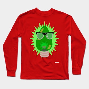 Christmas Nerd Cartoon Holiday Bulb Long Sleeve T-Shirt